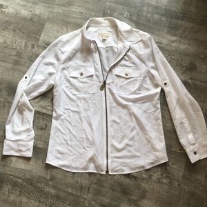 Michael Kors Zip Dress Top